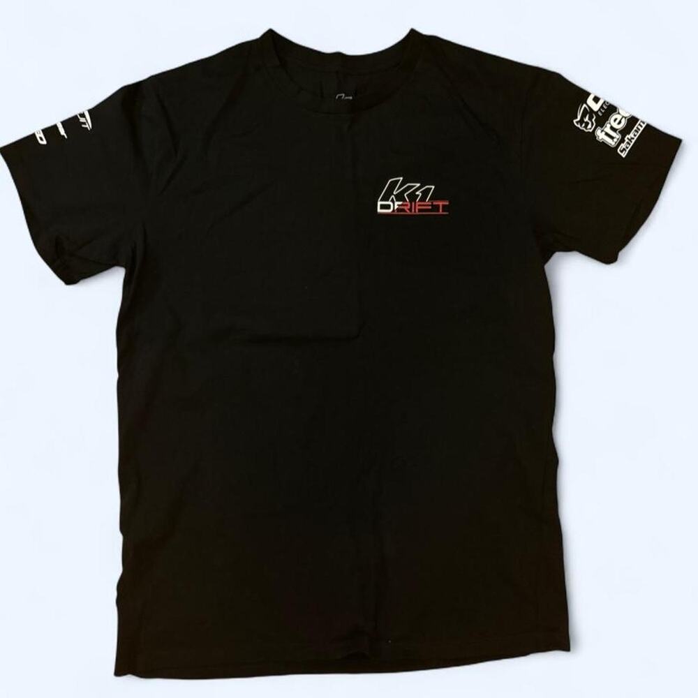 K11 drift black racing t shirt